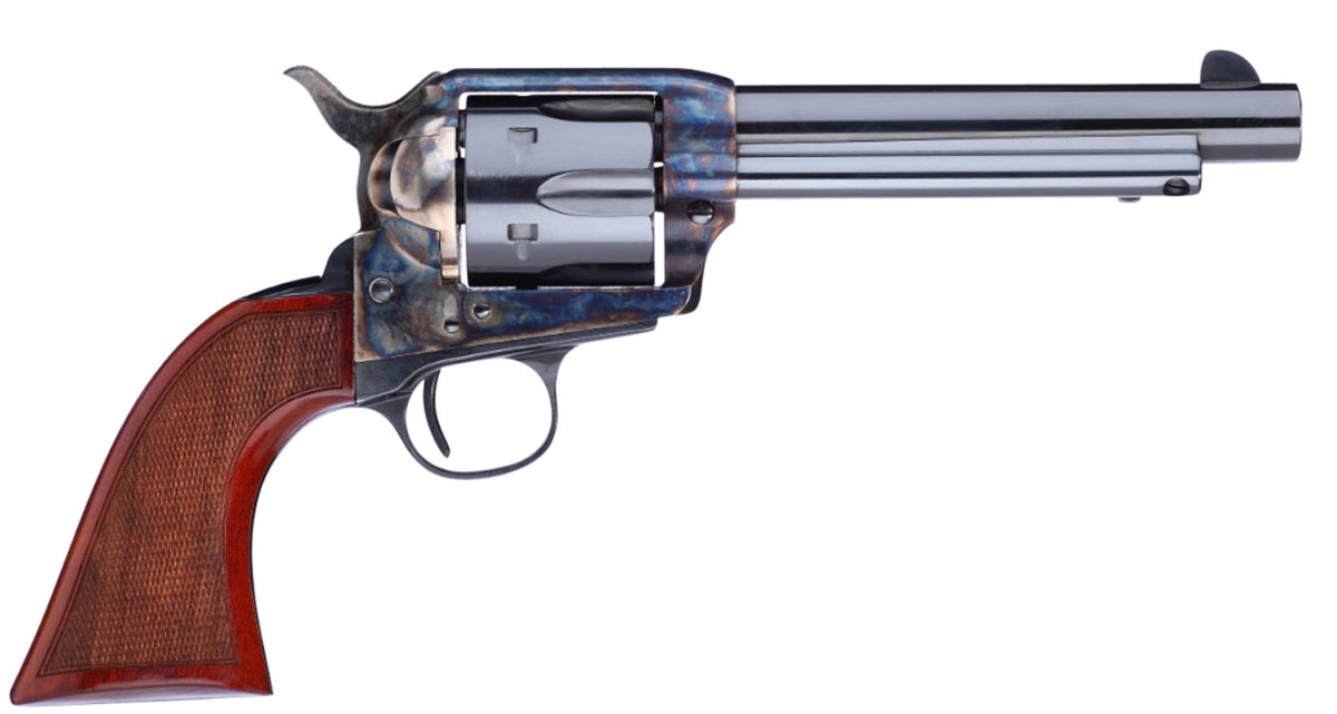 Taylors & Company 1873 Cattleman Gunfighter Revolver, .45 Colt, 6-Round, 5.50" Blued Barrel, Case Hardened Frame, Walnut Grip