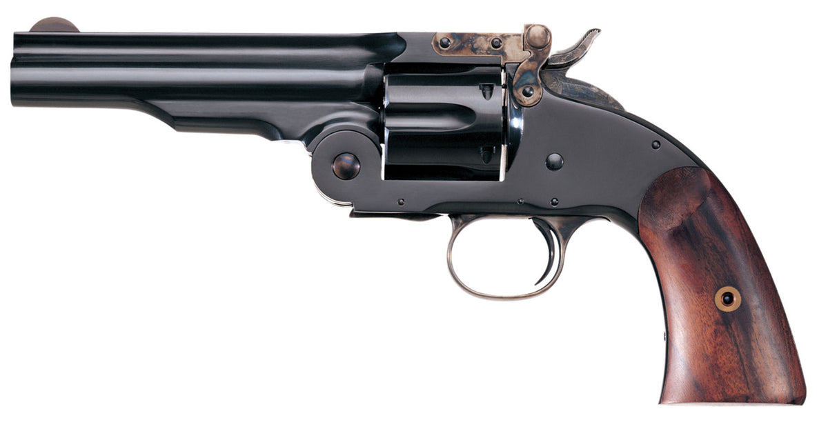 Taylors & Company 550664 Second Model Schofield .45 Colt Revolver, 5" Barrel, 6-Round Cylinder, Blued Steel & Walnut Grip