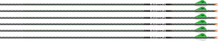 Easton Arrow 5MM FMJ MAX Spine 340 Half-Out 6-Pack Blazer Vanes