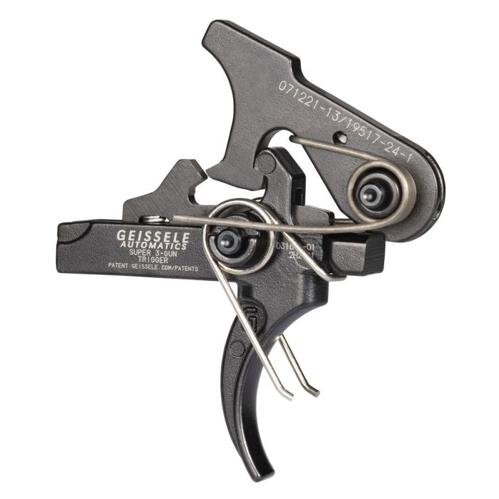 Geissele S3G Super 3 Gun Trigger for AR15 AR10 Large Pin Black