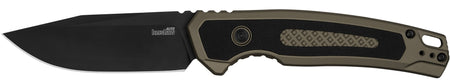 Kershaw Launch 21 Automatic Pocket Knife 3.45in Drop Point Black FDE Aluminum