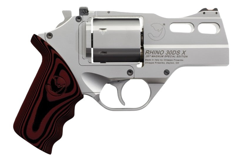 Chiappa Firearms CF340353 Rhino 30SARX CA-Compliant .357 Mag 6-Shot 3in Stainless Steel Barrel & Cylinder, G10 Grip