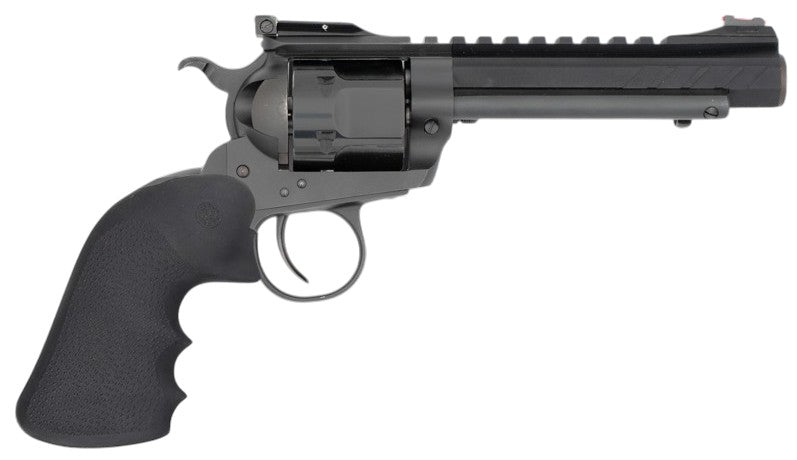 Chiappa Firearms 340357 1873 44 Mag 6 Shot 5.50" Black Hexagonal Shroud w/Picatinny Rail Barrel, Black Cylinder, Black Alloy Frame, Black Hogue Rubber Grip
