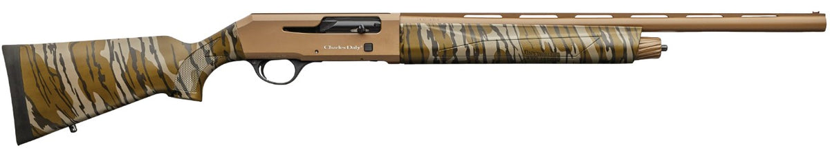 Charles Daly 930423 601 Field Compact 20 Gauge Semi-Auto 3" 4+1 22" Overall Mossy Oak Bottomland Vent Rib Barrel, Aluminum Receiver, Fixed Synthetic Stock