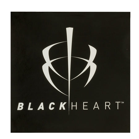 BlackHeart 5x5 Inch Chrome Substrate Decal Sticker