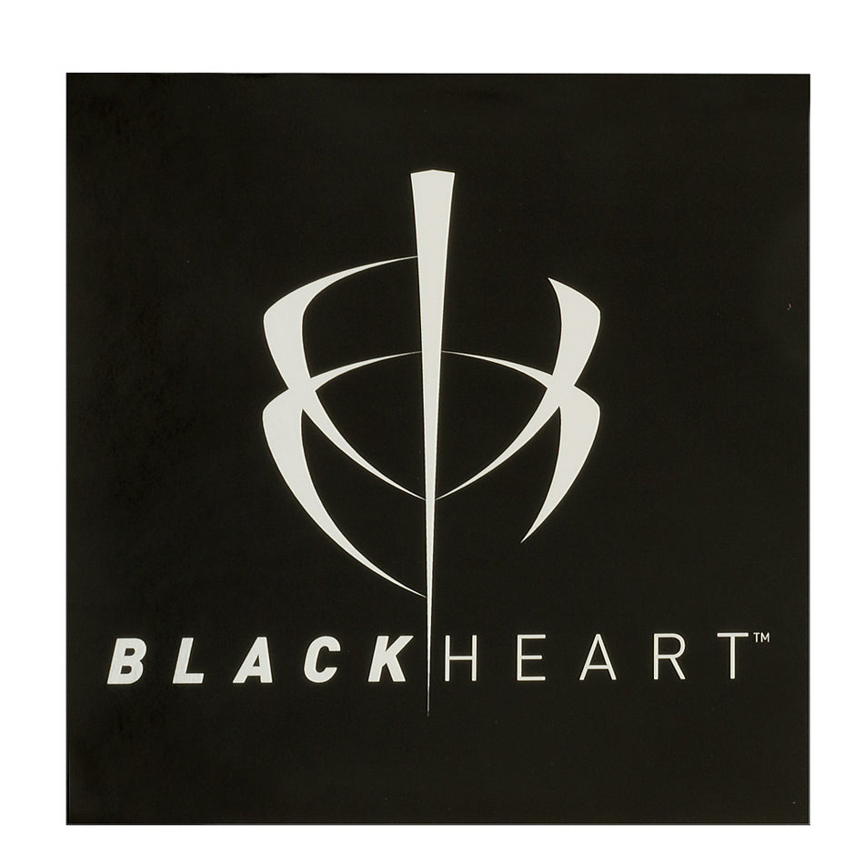 BlackHeart 5x5 Inch Chrome Substrate Decal Sticker