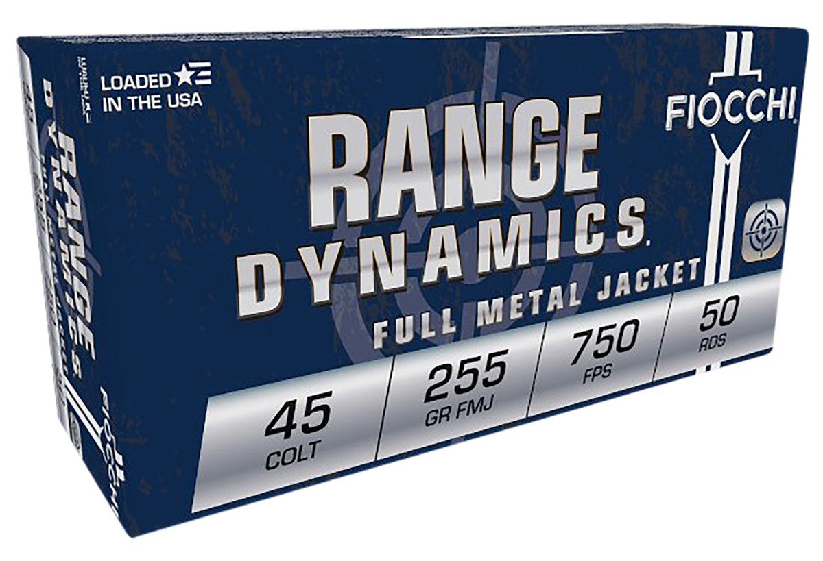 Fiocchi .45 Long Colt 45LCCMJ Range Dynamics Complete Metal Jacket 225 Grain
