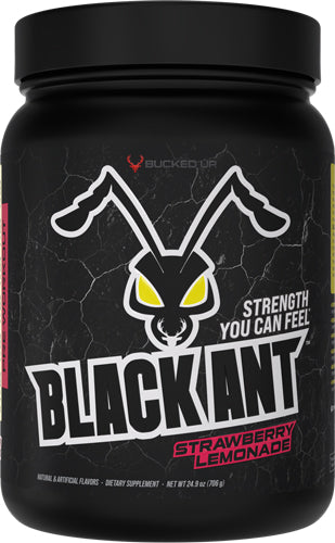 BUCKED UP BLACK ANT PREWORKOUT STRAWBERRY LEMONADE 20 SERVING