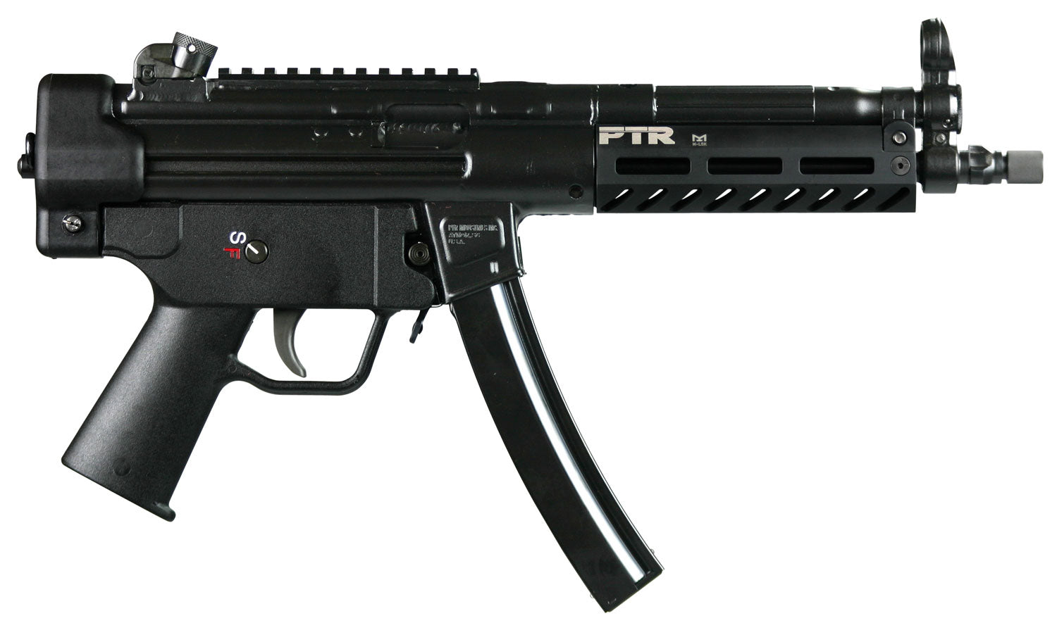 PTR 601 9CT Pistol 9mm Luger 8.86" 30+1 Black Threaded 1/2 x 28 Top Rail