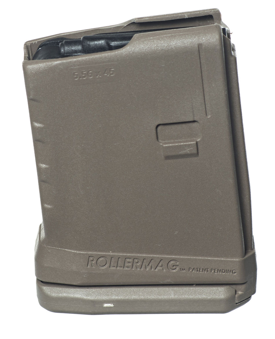 ProMag RM5FDE AR-15 5rd Polymer Magazine 5.56x45mm, Anti-Tilt Roller Follower, Flat Dark Earth