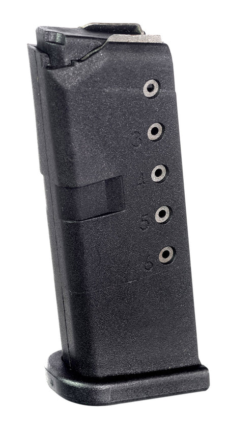ProMag GLK12 Glock 43 9mm Luger 6-Round Black Polymer Magazine