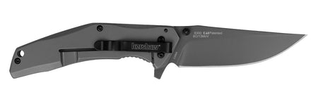Kershaw DuoJet 8300 3.25" Folding Plain Clip Point Gray TiCN Coated 8Cr13MoV SS Blade Gray Steel Handle Pocket Clip