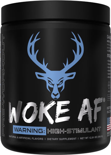 BUCKED UP PRE-WORKOUT WOKE AF BLUE RAZ 30 SERVINGS