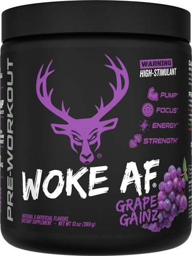 BUCKED UP PRE-WORKOUT WOKE AF GRAPE GAINZ 30 SERVINGS