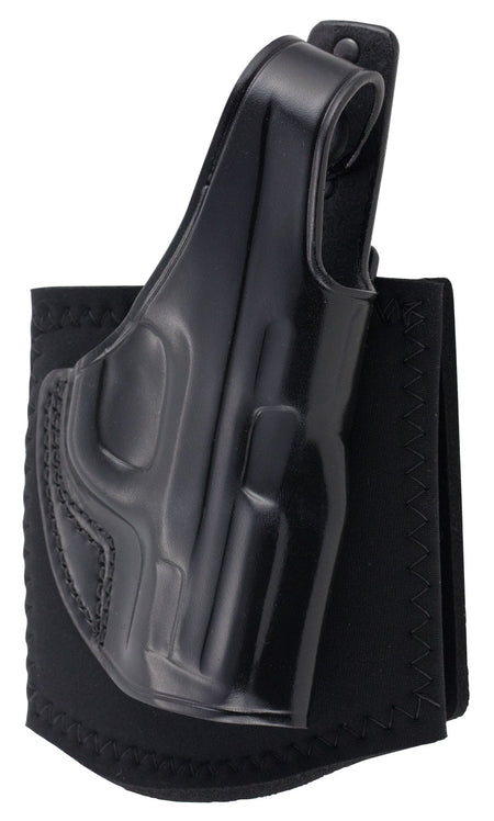 Galco AG652B Ankle Glove Size Fits Ankles to 13" Black Leather S&W M&P Shield/Shield Plus RH