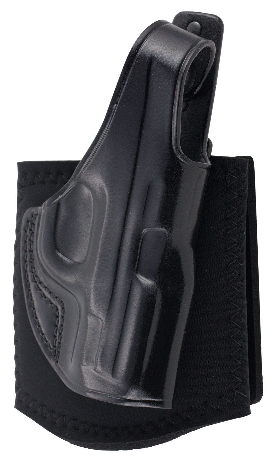 Galco AG652B Ankle Glove Size Fits Ankles to 13" Black Leather S&W M&P Shield/Shield Plus RH