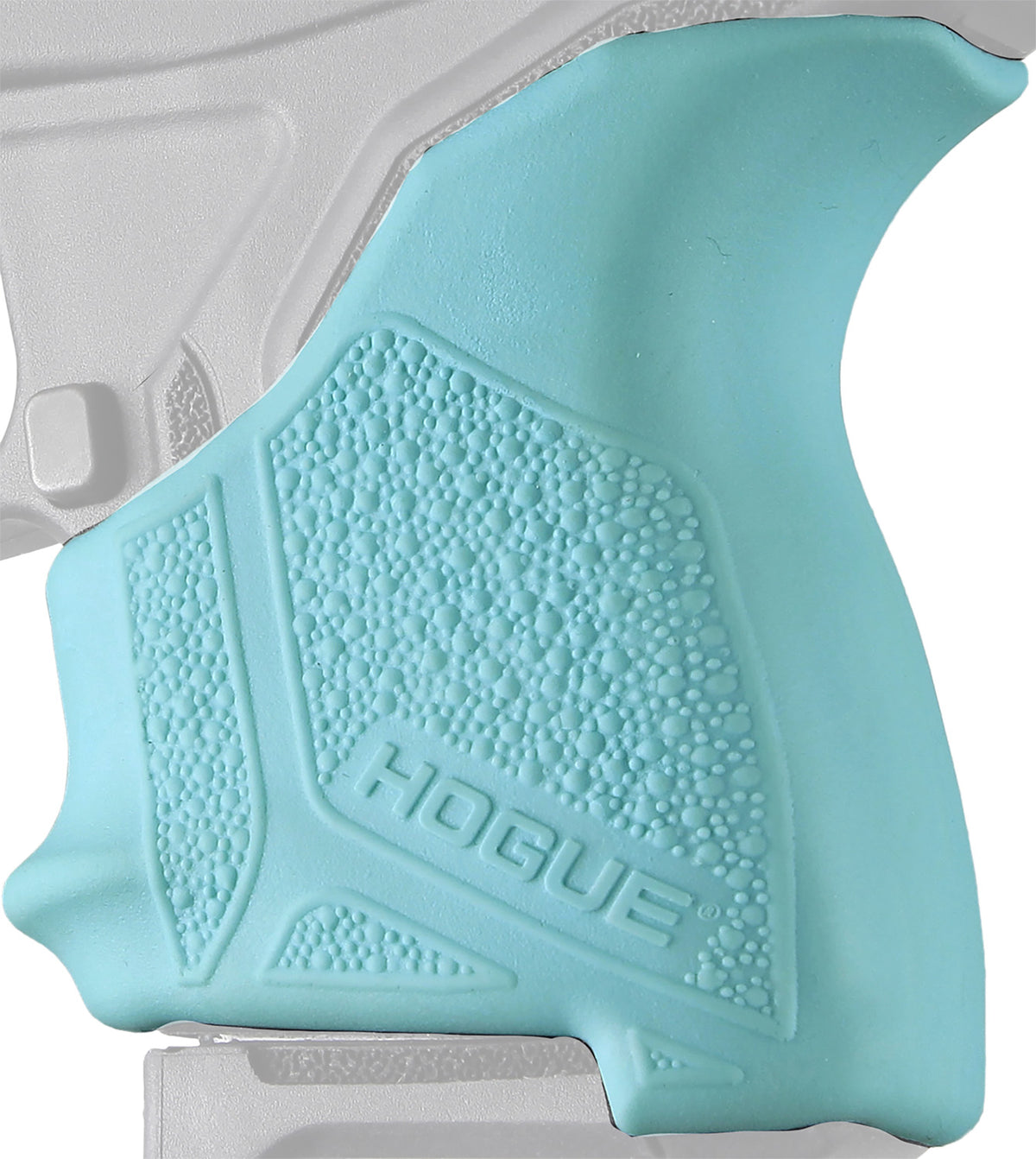 Hogue 18124 Ruger LCP II Beavertail Grip Sleeve Aqua Blue Textured Rubber