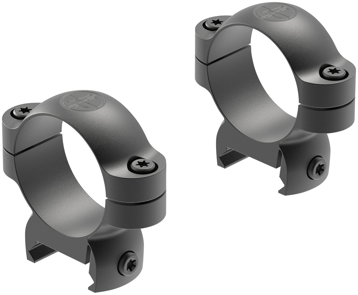 Leupold LRW Cross-Slot 30mm Medium Scope Rings Matte Black 120977