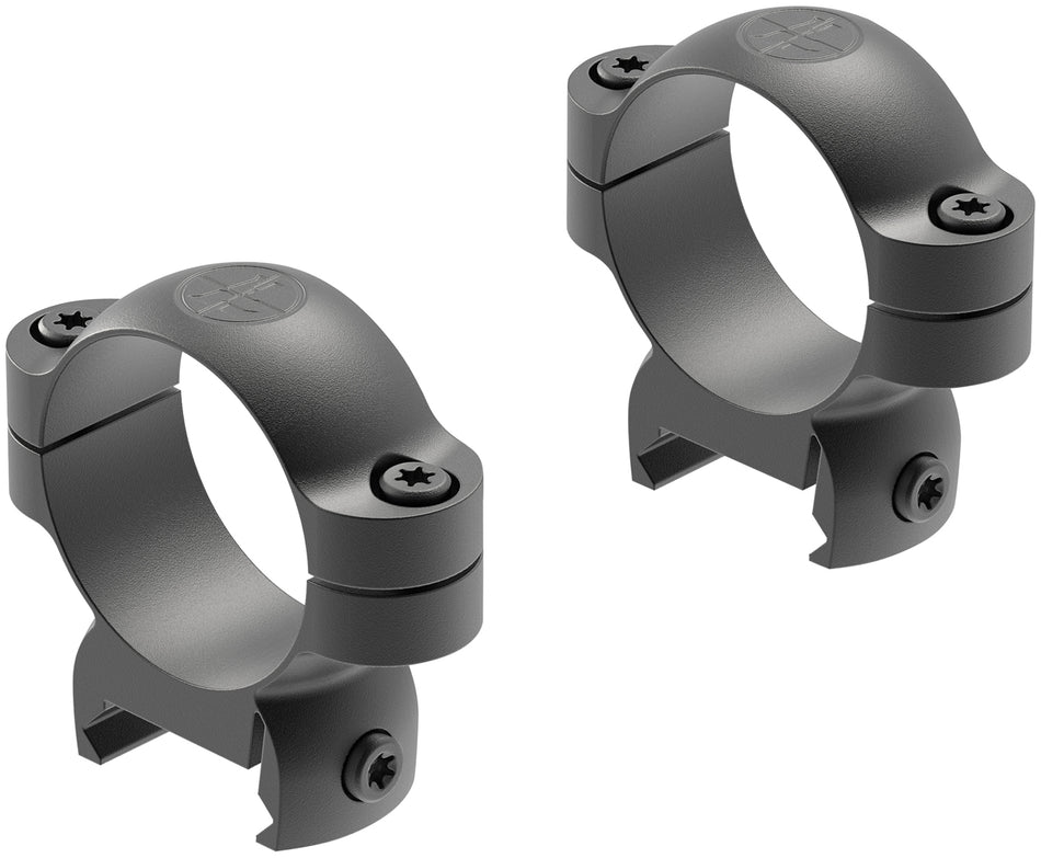 Leupold LRW Cross-Slot 30mm Medium Scope Rings Matte Black 120977