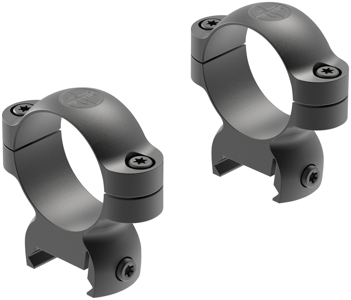 Leupold LRW Cross-Slot 30mm High Scope Rings Matte Black 120978