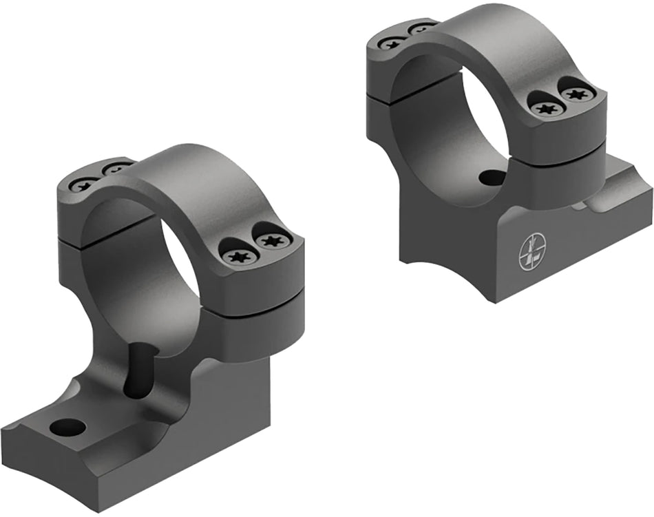 Leupold BackCountry Ring Mount for Weatherby Mark V 9 Lug 1" Maintube Matte Black 171110