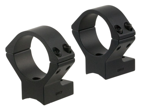Talley 740725 30mm Scope Ring Base Combo Savage 110 Series/A17/A22 Medium Rings Black Anodized