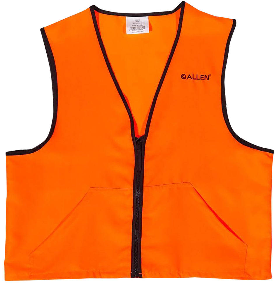 Allen Deluxe Blaze Orange Hunting Vest Medium Polyester 15765