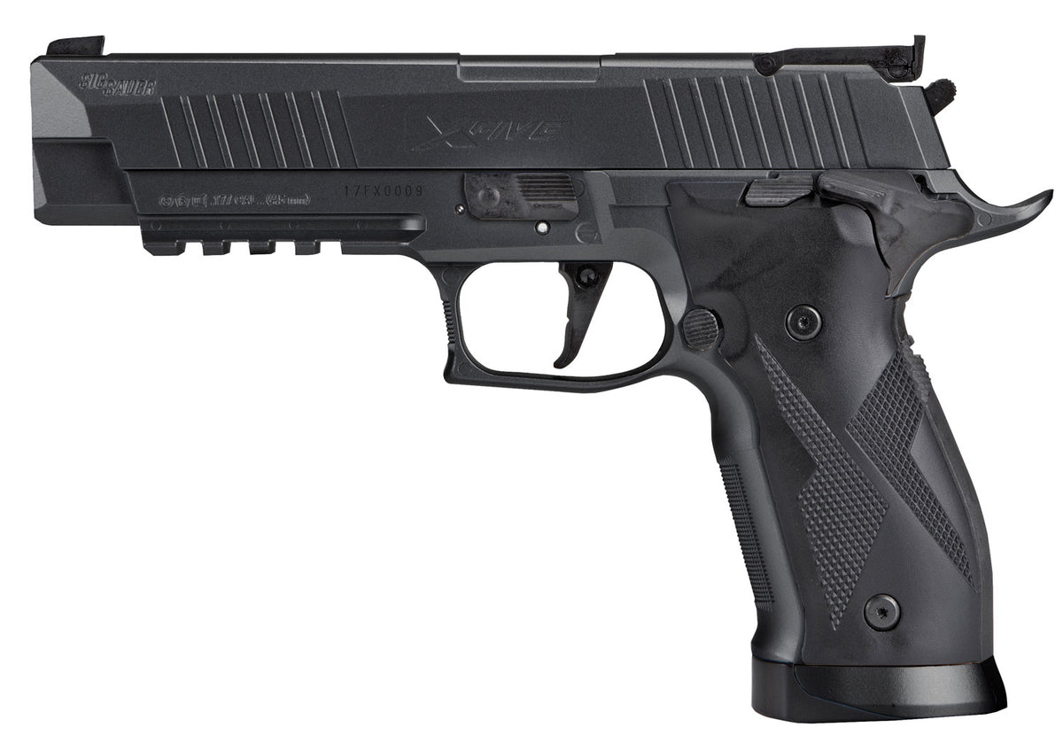 Sig Sauer Airguns AIRX5177BLK P226 X-Five ASP CO2 .177 Pellet 20rd Black