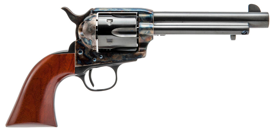Cimarron MP411 Model P .45 Colt 6-Shot Single-Action Revolver, 5.5" Barrel, Case Hardened Frame, Walnut Grip