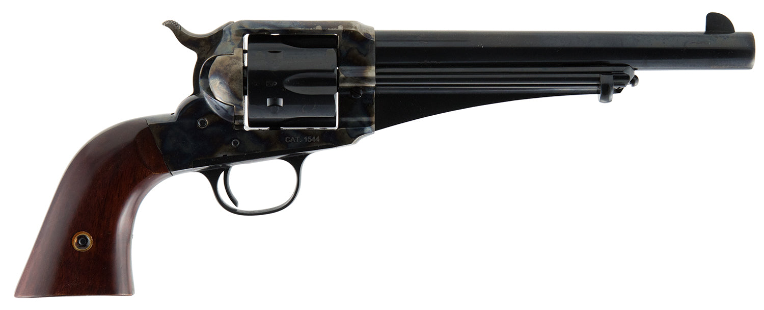 Cimarron CA151 1875 Outlaw .45 Colt 6-Shot Revolver, 7.50" Blued Barrel, Color Case Hardened Frame, Walnut Grip
