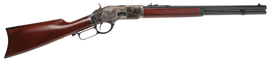 Cimarron CA271 1873 Short Rifle .38 Special/.357 Mag, 10+1 Capacity, 20" Blued Octagon Barrel, Walnut Stock