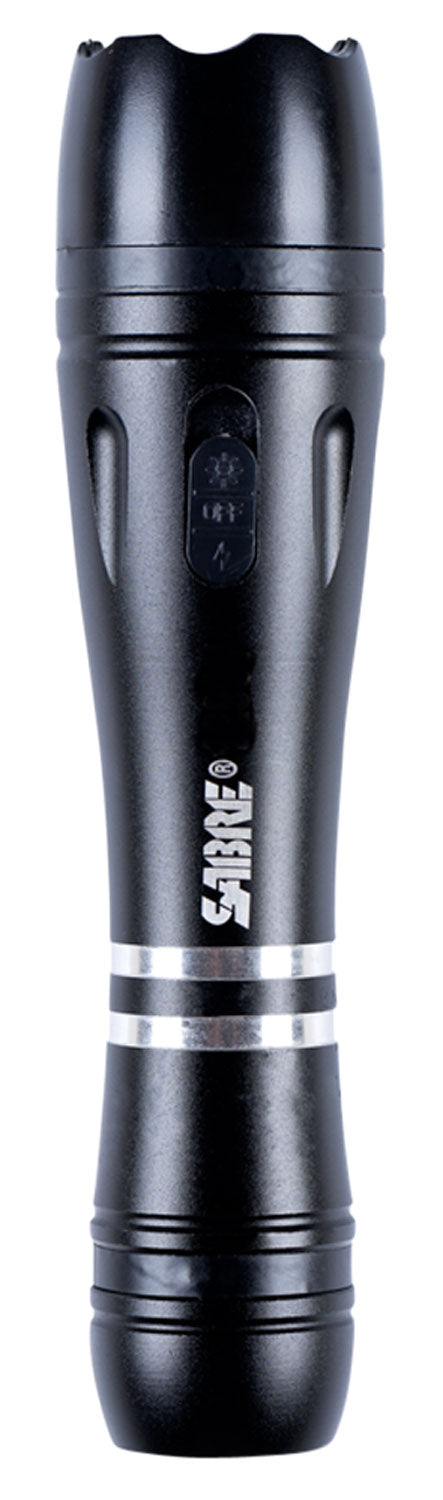 Sabre Tactical Stun Gun S3000SF with LED Flashlight 2.51 uC Black Holster Included