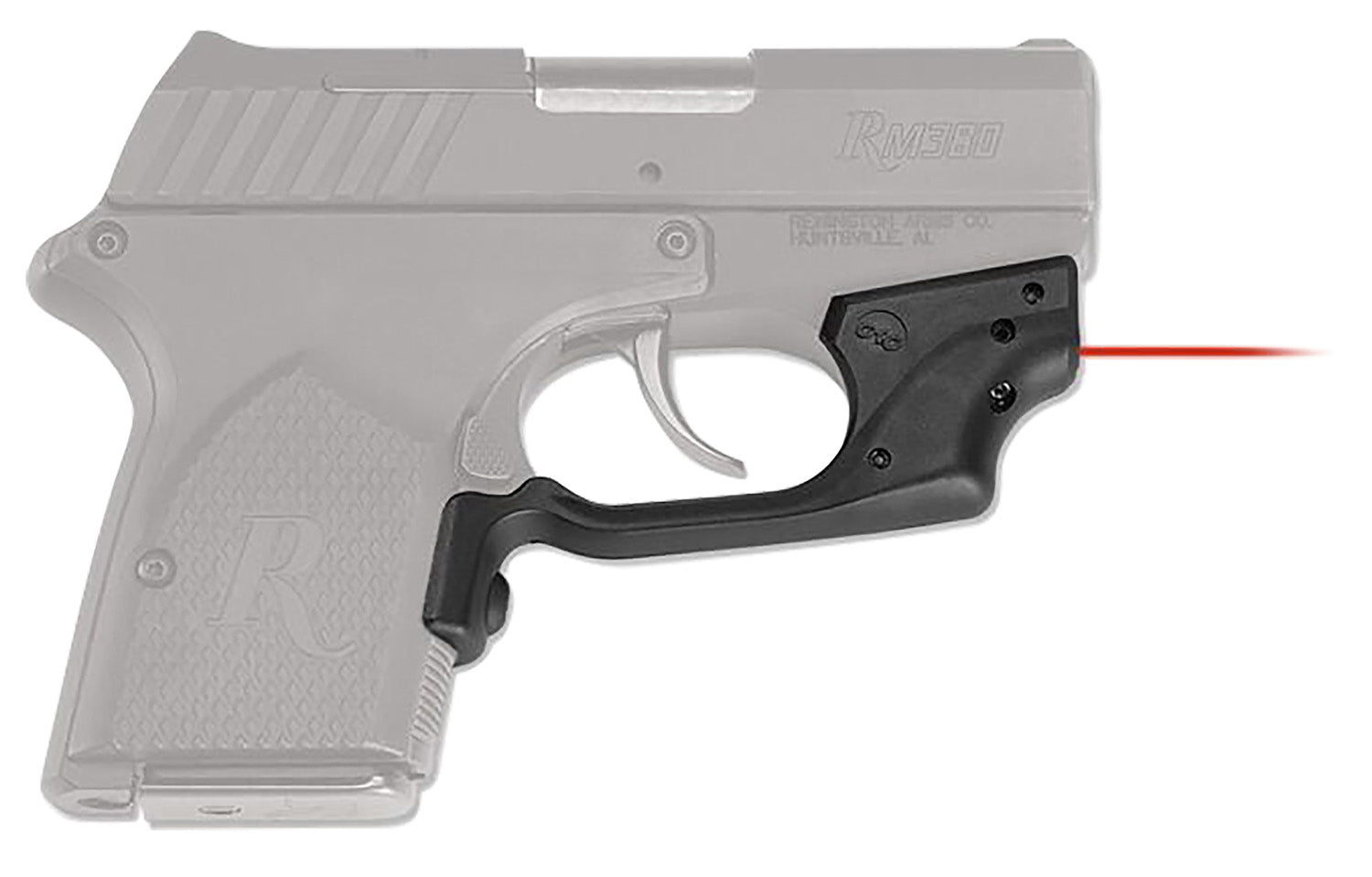 Crimson Trace Laserguard Red Laser Remington RM380 Trigger Guard Black