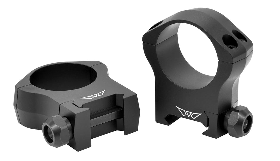 Warne Mountain Tech 7215M 30mm High Scope Ring Set Matte Black 0 MOA