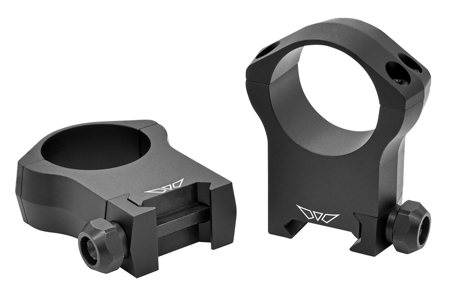 Warne Mountain Tech 7217M 30mm Ultra High Scope Ring Set Matte Black 0 MOA