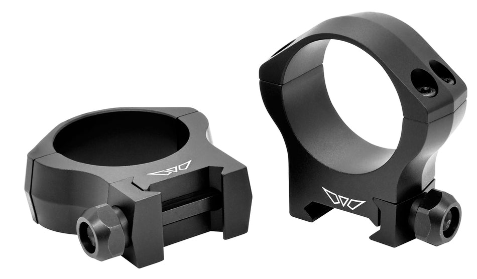 Warne Mountain Tech 7221M 34mm Medium Scope Ring Set Matte Black 0 MOA