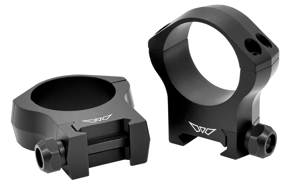 Warne Mountain Tech 7222M 34mm High Scope Ring Set Matte Black 0 MOA