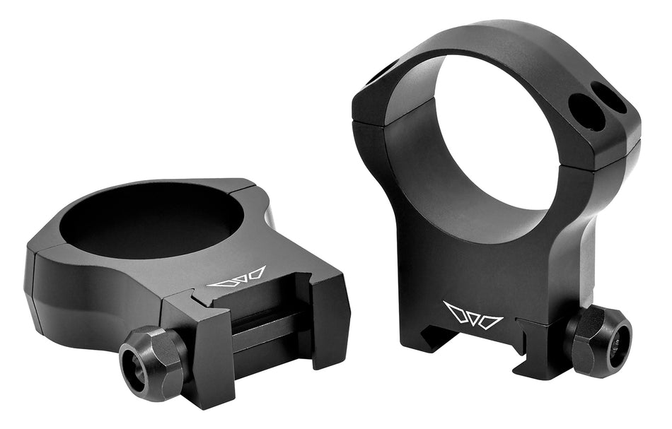 Warne Mountain Tech 7244M 35mm Ultra High Scope Ring Set Matte Black 0 MOA