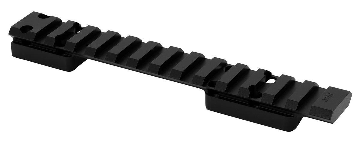 Warne Mountain Tech Rail Browning X-Bolt Super Short Action Black Aluminum 0 MOA