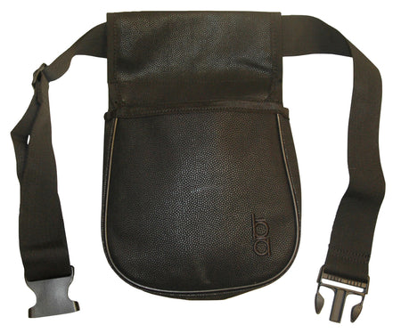 Bob Allen 23284 Leather Classic Divided Shell Pouch 50 Round Belt Mounted