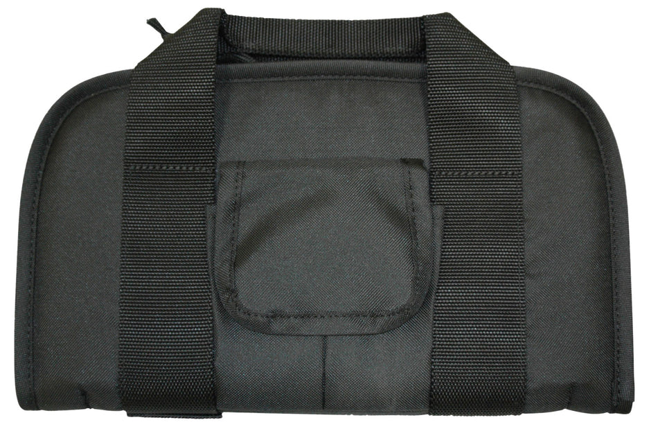 Bob Allen 79010 Max-Ops Large 13" Handgun Case Black Water Resistant Coated Poly Foam Padded