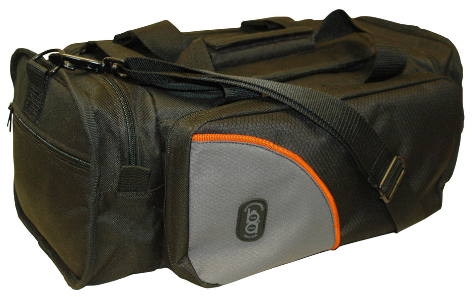 Bob Allen Club Range Bag BA450 Black Gray Ripstop Nylon 2-Pistol Capacity