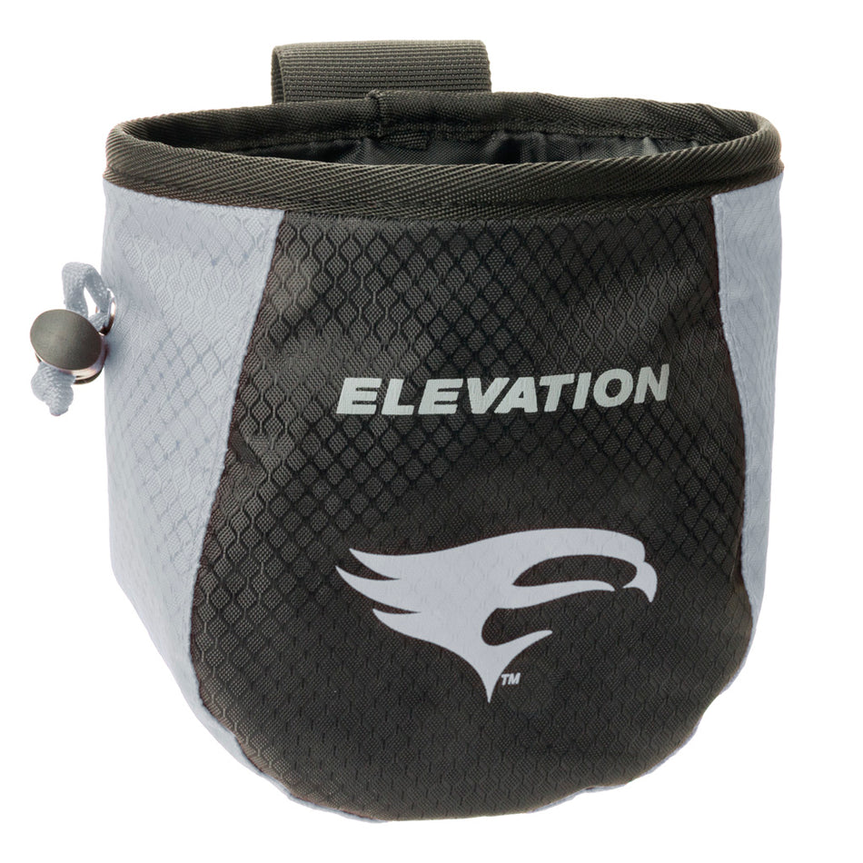 Elevation Pro Black/Silver Archery Release Pouch Quick-Draw Closure