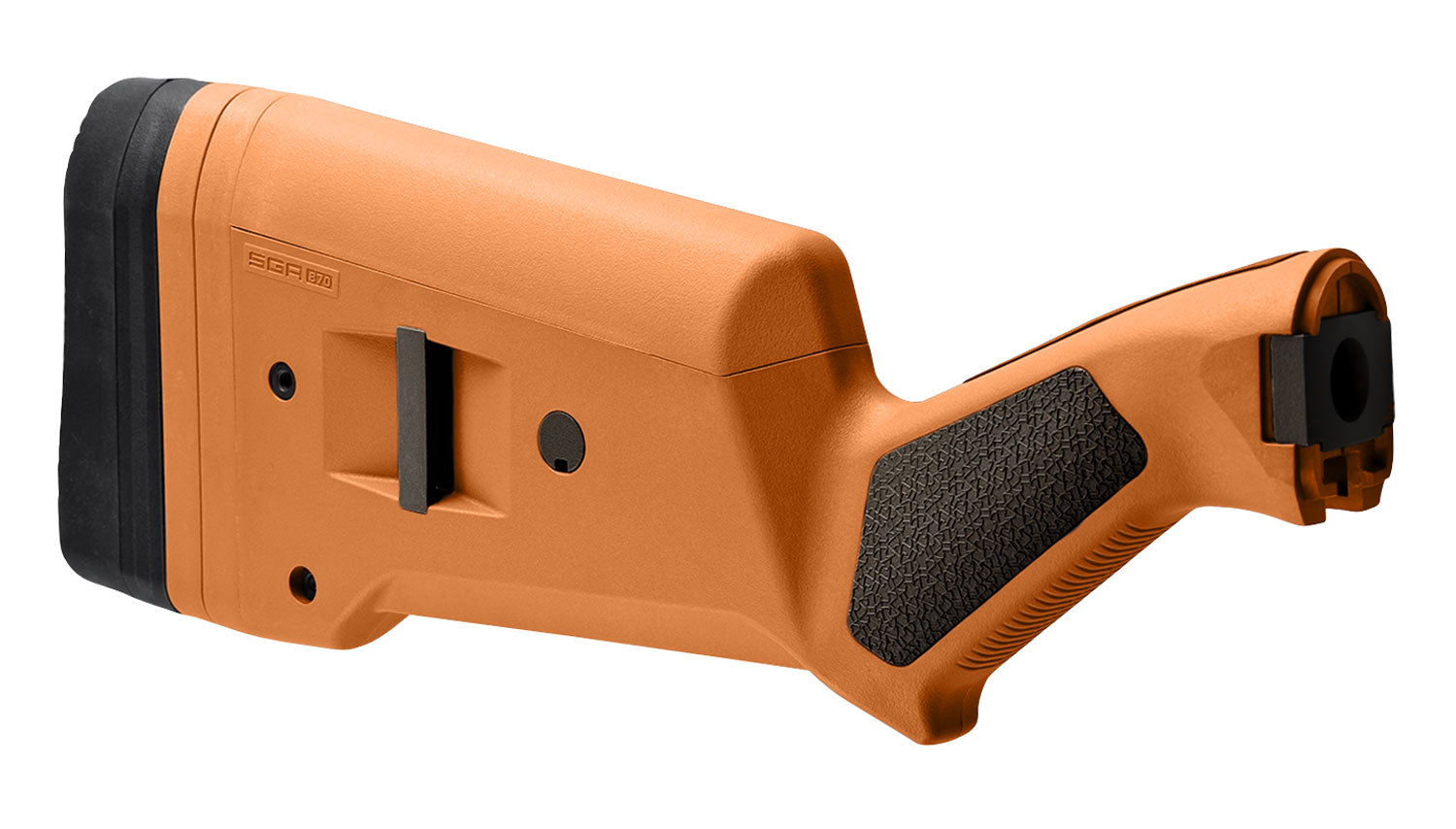 Magpul SGA Stock Orange Ambidextrous Fixed Buttstock for Remington 870 12 GA MAG460-ORG