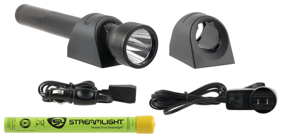 Streamlight SL-20L 20703 Black Anodized Full-Size Rechargeable Flashlight 60/225/450 Lumens White LED