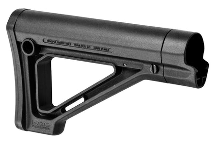 Magpul MOE Fixed Carbine Stock Black Polymer, 8.80" OAL, AR-15/M16/M4 Mil-Spec Tube (MAG480-BLK)