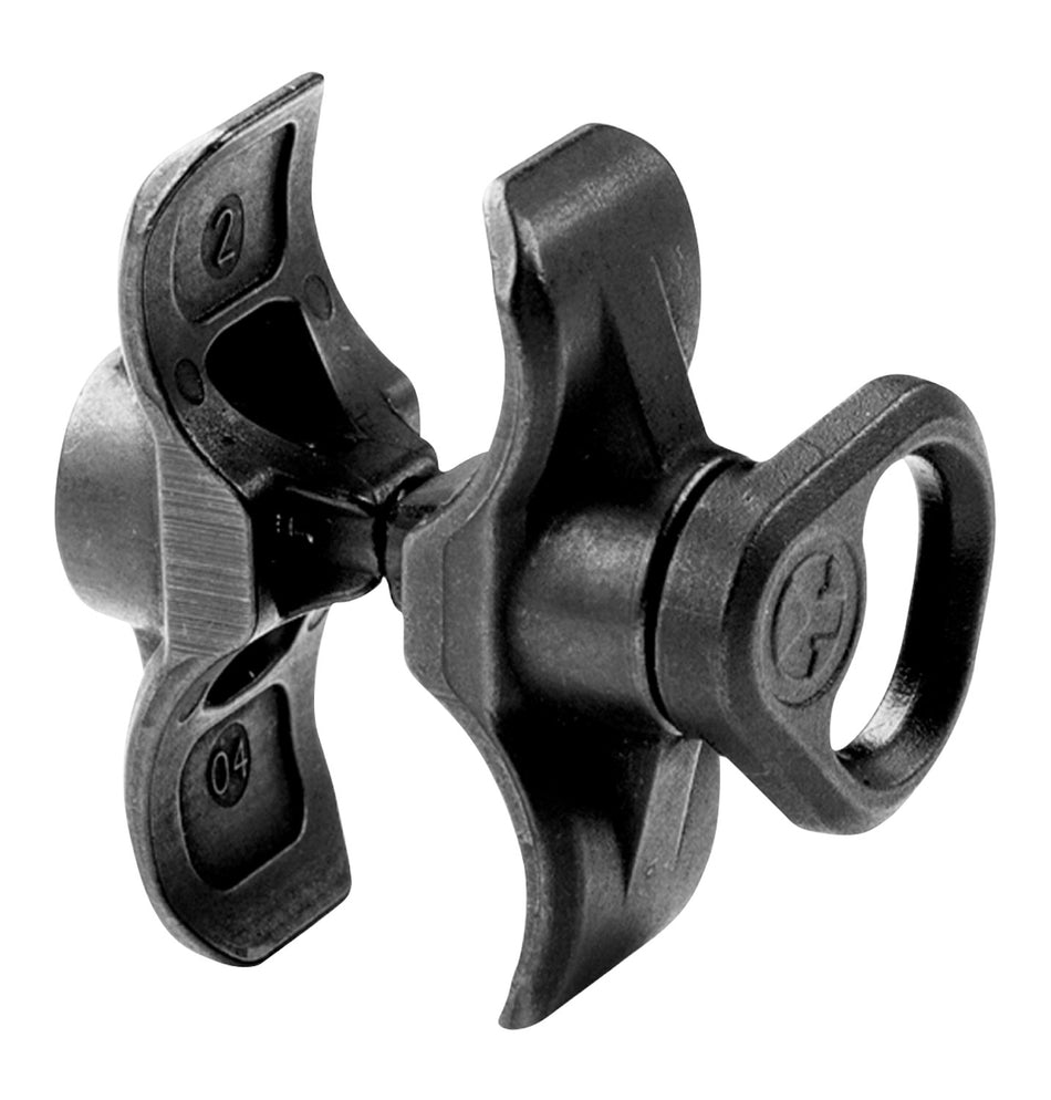 Magpul MAG493BLK Mossberg 590A1 Forward Sling Mount Black Melonite Steel
