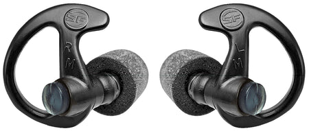 SureFire EP10 Sonic Defenders Ultra Max Foam Full Block Earplugs 30 dB Black Medium 1 Pair