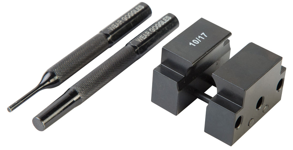 Wheeler Universal Gas Block Taper Pin Removal Tool with Starter and Finishing Punches