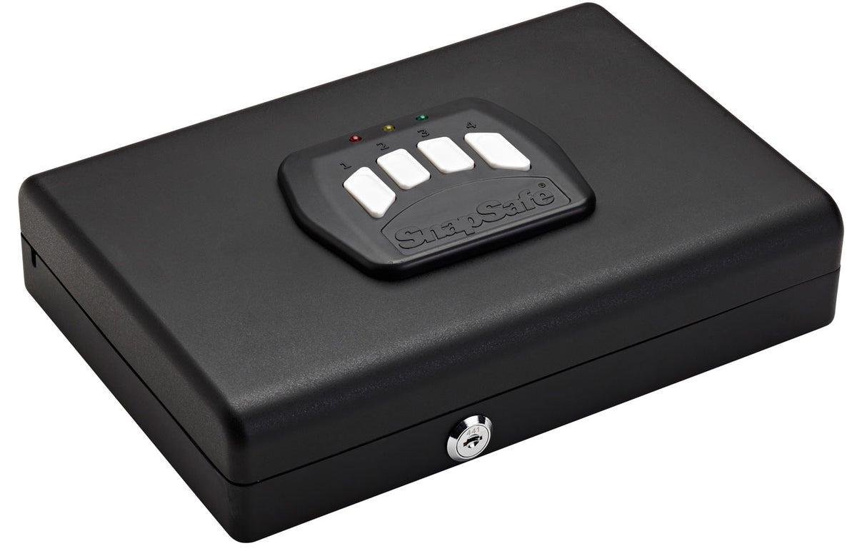 SnapSafe 75432 Keypad Entry Handgun Safe Black Steel 11x8.5x2.25 Inch